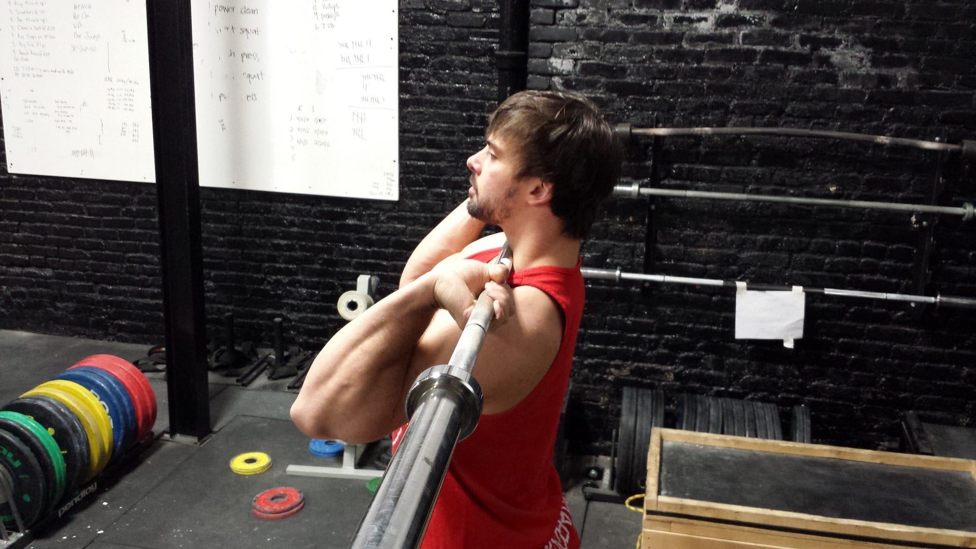 Proper Front Rack, Side View Juggernaut Training Systems